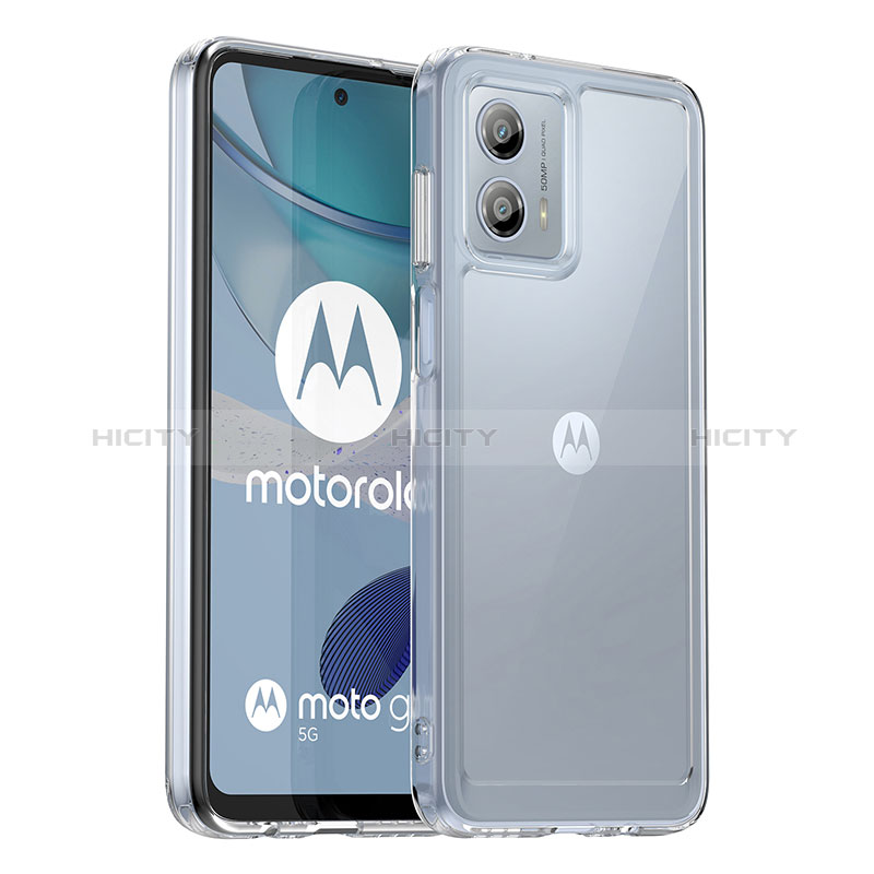 Silikon Schutzhülle Rahmen Tasche Hülle Durchsichtig Transparent J01S für Motorola Moto G53j 5G
