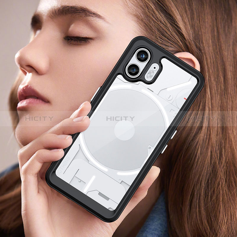 Silikon Schutzhülle Rahmen Tasche Hülle Durchsichtig Transparent J01S für Nothing Phone 2