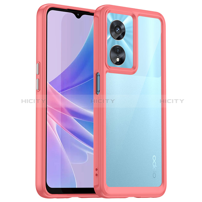 Silikon Schutzhülle Rahmen Tasche Hülle Durchsichtig Transparent J01S für Oppo A1 Pro 5G