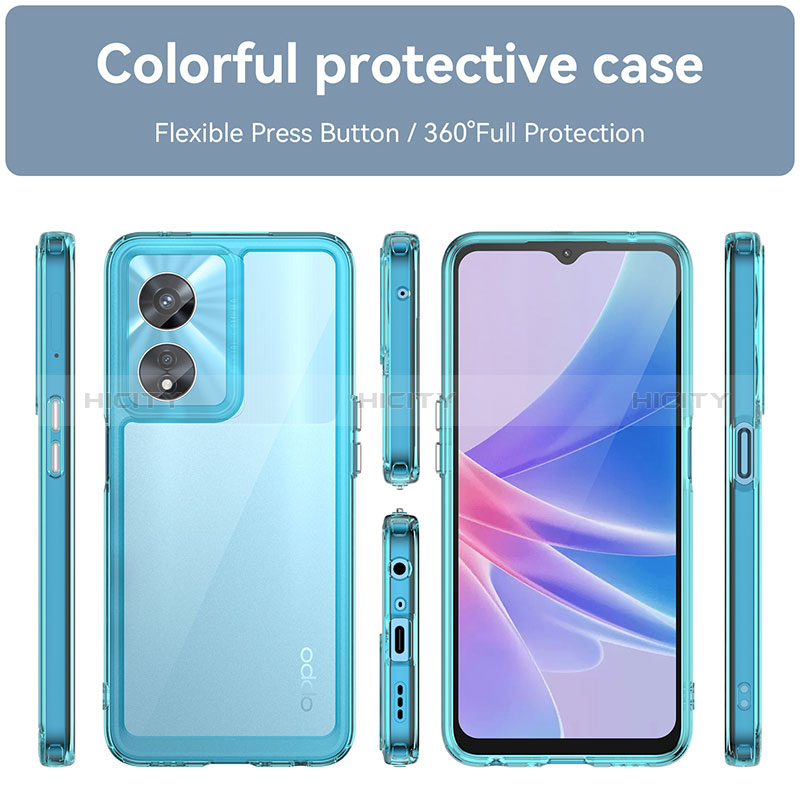 Silikon Schutzhülle Rahmen Tasche Hülle Durchsichtig Transparent J01S für Oppo A1 Pro 5G