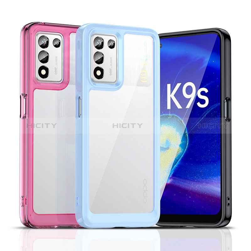 Silikon Schutzhülle Rahmen Tasche Hülle Durchsichtig Transparent J01S für Oppo K9S 5G groß