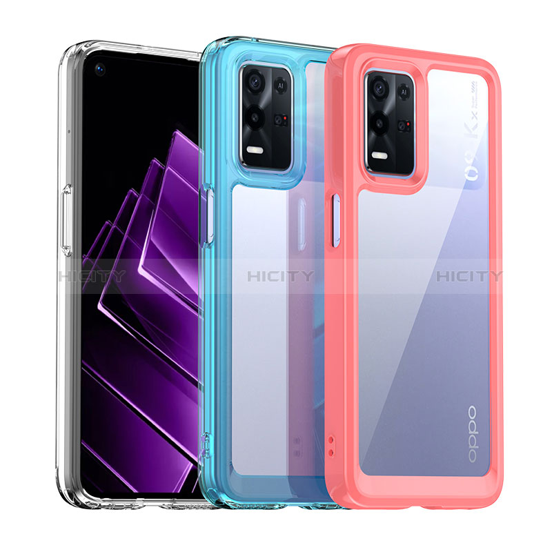 Silikon Schutzhülle Rahmen Tasche Hülle Durchsichtig Transparent J01S für Oppo K9X 5G