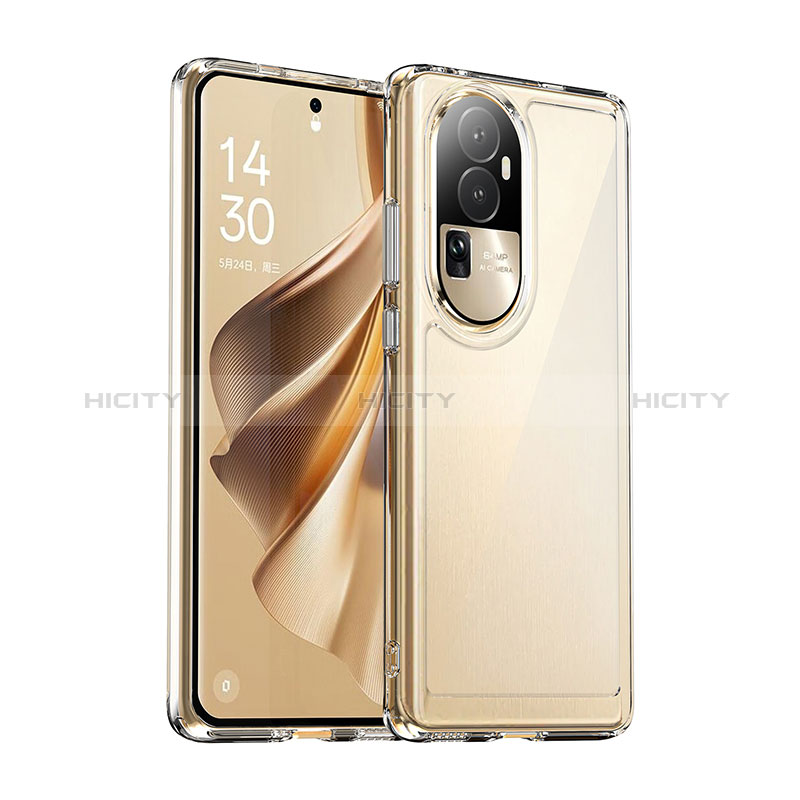 Silikon Schutzhülle Rahmen Tasche Hülle Durchsichtig Transparent J01S für Oppo Reno10 Pro+ Plus 5G