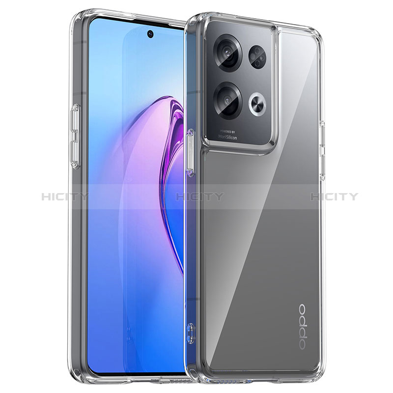 Silikon Schutzhülle Rahmen Tasche Hülle Durchsichtig Transparent J01S für Oppo Reno9 Pro+ Plus 5G