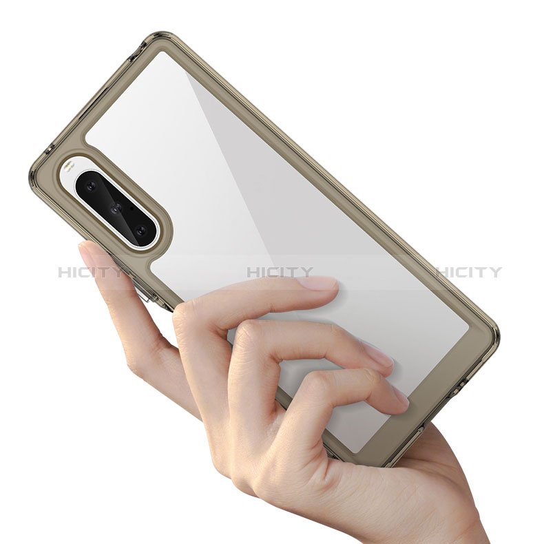 Silikon Schutzhülle Rahmen Tasche Hülle Durchsichtig Transparent J01S für Sony Xperia 10 V groß