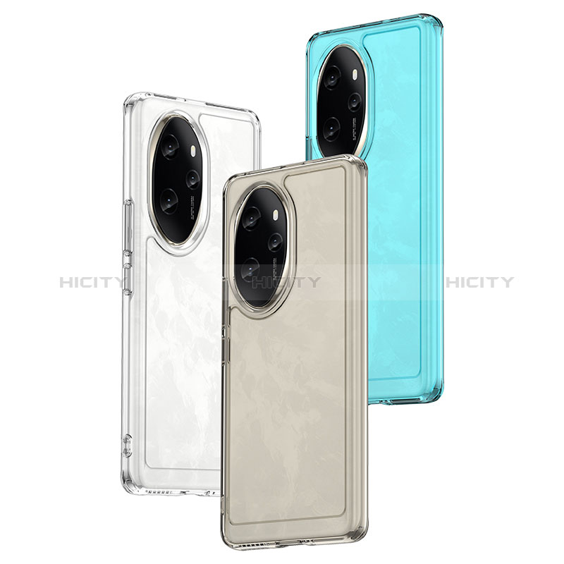 Silikon Schutzhülle Rahmen Tasche Hülle Durchsichtig Transparent J02S für Huawei Honor 100 Pro 5G groß