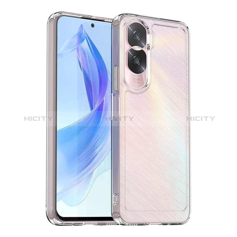 Silikon Schutzhülle Rahmen Tasche Hülle Durchsichtig Transparent J02S für Huawei Honor 90 Lite 5G groß