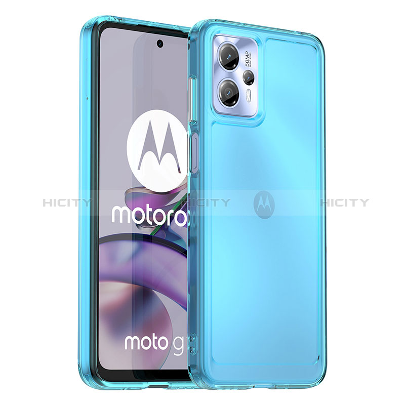 Silikon Schutzhülle Rahmen Tasche Hülle Durchsichtig Transparent J02S für Motorola Moto G13