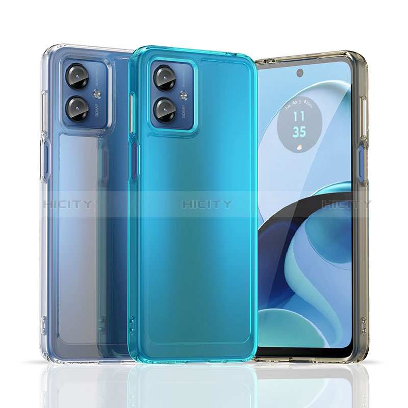 Silikon Schutzhülle Rahmen Tasche Hülle Durchsichtig Transparent J02S für Motorola Moto G14