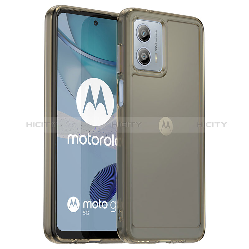 Silikon Schutzhülle Rahmen Tasche Hülle Durchsichtig Transparent J02S für Motorola Moto G53j 5G groß