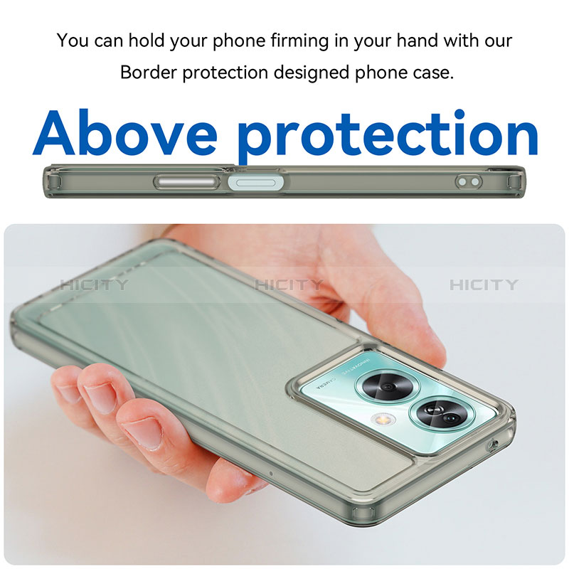 Silikon Schutzhülle Rahmen Tasche Hülle Durchsichtig Transparent J02S für Oppo A2 5G