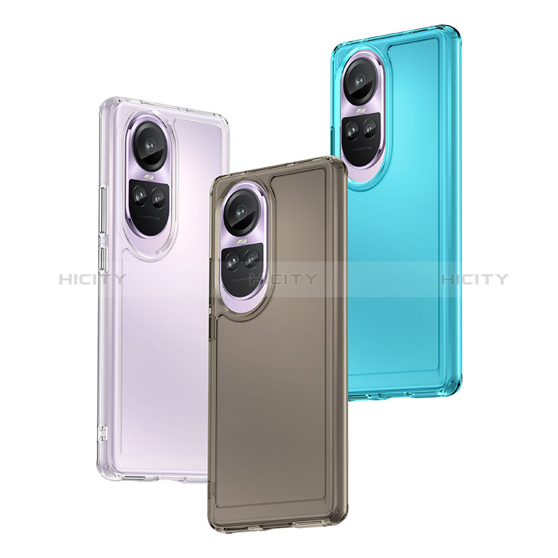 Silikon Schutzhülle Rahmen Tasche Hülle Durchsichtig Transparent J02S für Oppo Reno10 Pro 5G