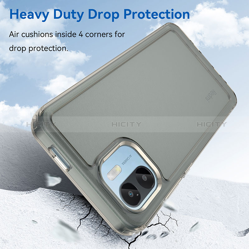 Silikon Schutzhülle Rahmen Tasche Hülle Durchsichtig Transparent J02S für Xiaomi Poco C50