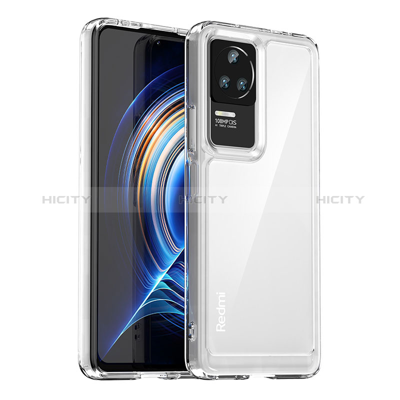 Silikon Schutzhülle Rahmen Tasche Hülle Durchsichtig Transparent J02S für Xiaomi Redmi K60E 5G groß