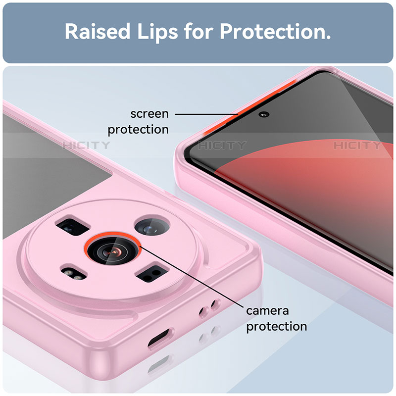 Silikon Schutzhülle Rahmen Tasche Hülle Durchsichtig Transparent M01 für Xiaomi Mi 12 Ultra 5G