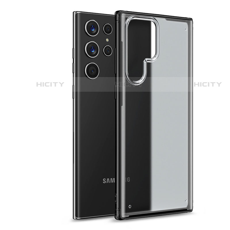 Silikon Schutzhülle Rahmen Tasche Hülle Durchsichtig Transparent M02 für Samsung Galaxy S21 Ultra 5G