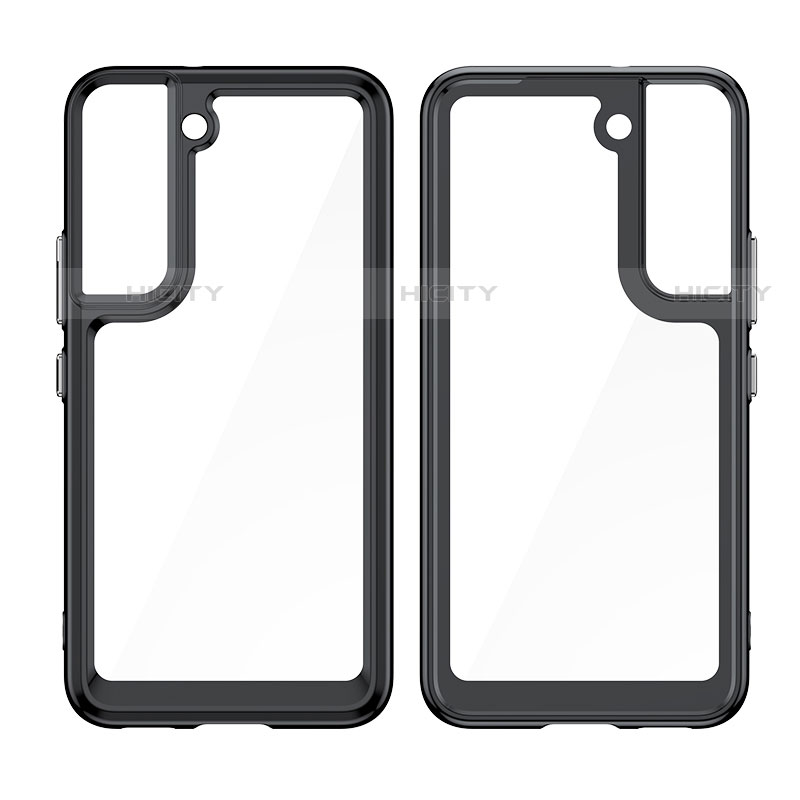 Silikon Schutzhülle Rahmen Tasche Hülle Durchsichtig Transparent M03 für Samsung Galaxy S21 FE 5G groß