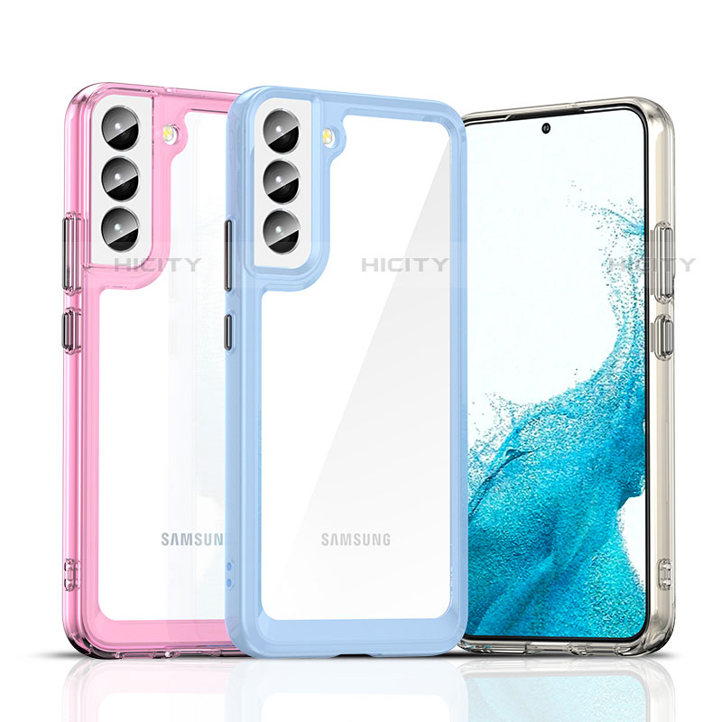 Silikon Schutzhülle Rahmen Tasche Hülle Durchsichtig Transparent M03 für Samsung Galaxy S21 Plus 5G