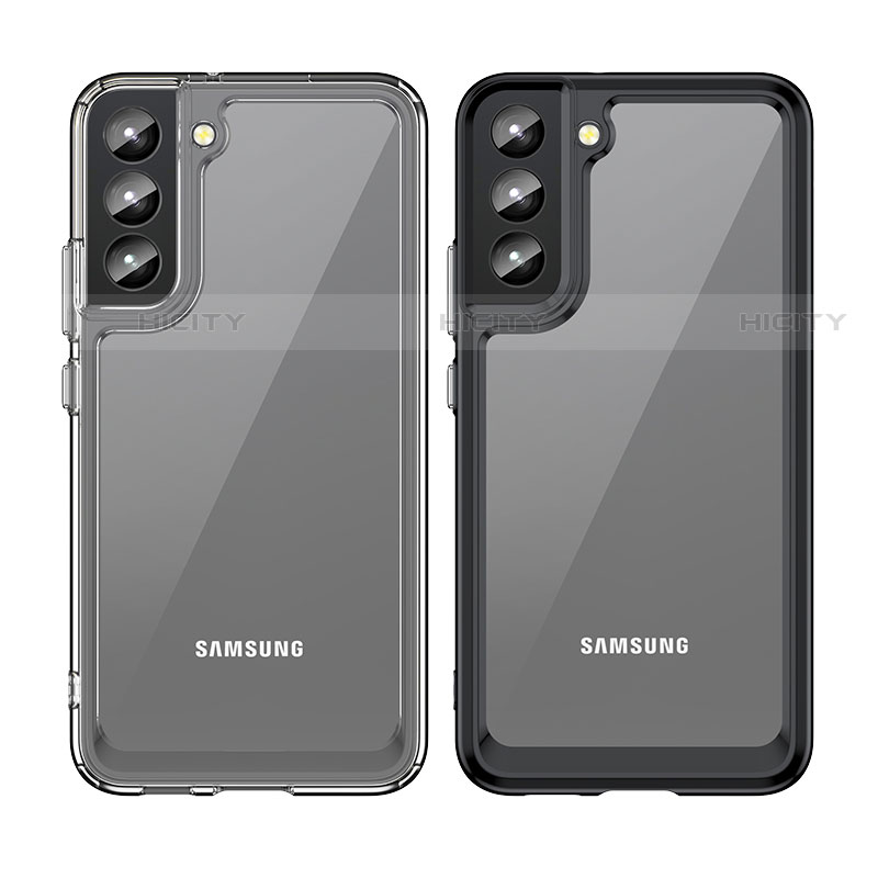 Silikon Schutzhülle Rahmen Tasche Hülle Durchsichtig Transparent M03 für Samsung Galaxy S21 Plus 5G