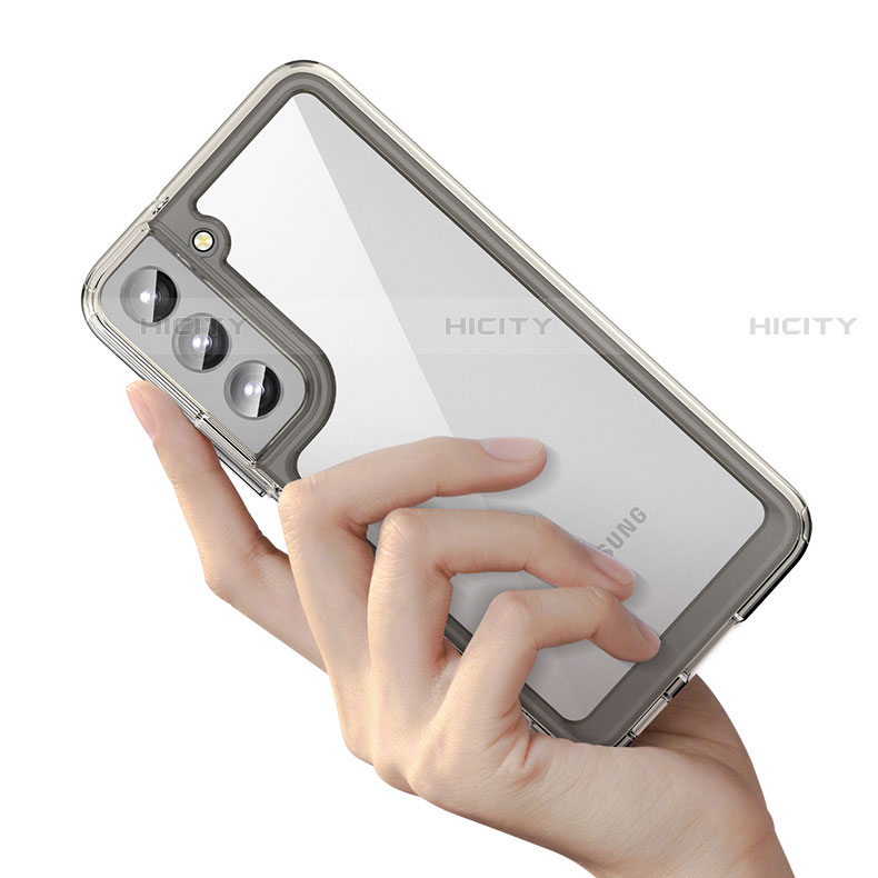 Silikon Schutzhülle Rahmen Tasche Hülle Durchsichtig Transparent M03 für Samsung Galaxy S23 Plus 5G