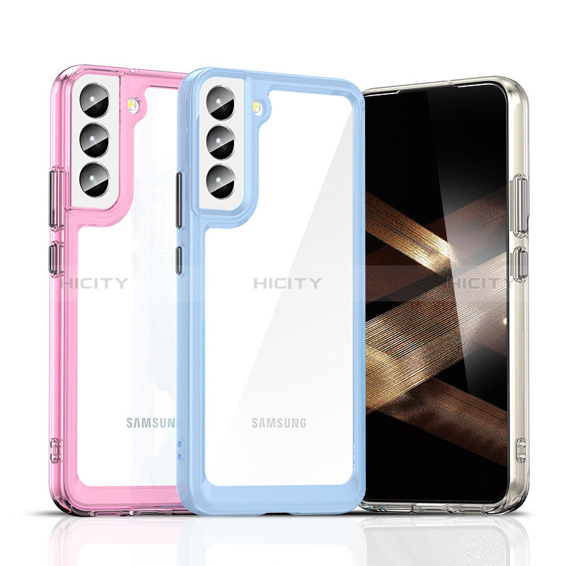 Silikon Schutzhülle Rahmen Tasche Hülle Durchsichtig Transparent M03 für Samsung Galaxy S24 5G