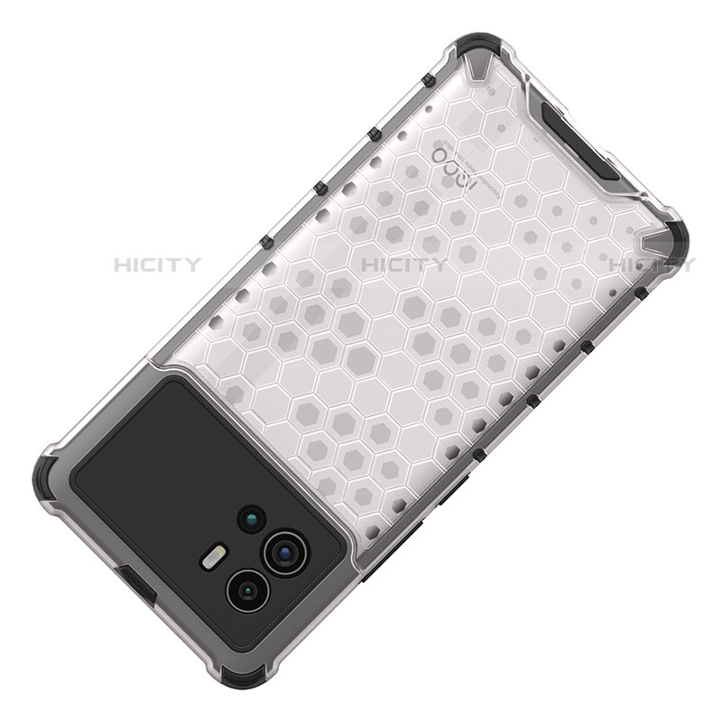 Silikon Schutzhülle Rahmen Tasche Hülle Durchsichtig Transparent M05 für Vivo iQOO 9 Pro 5G