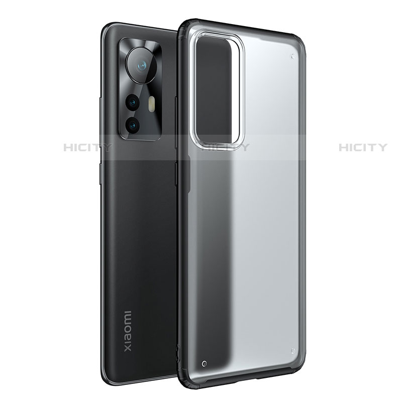 Silikon Schutzhülle Rahmen Tasche Hülle Durchsichtig Transparent M05 für Xiaomi Mi 12S Pro 5G Schwarz Plus