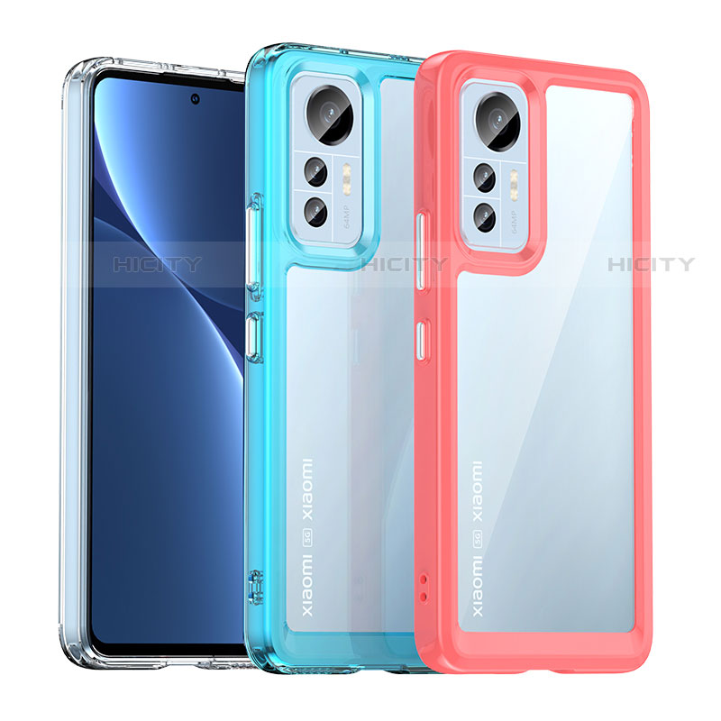 Silikon Schutzhülle Rahmen Tasche Hülle Durchsichtig Transparent M06 für Xiaomi Mi 12S Pro 5G groß