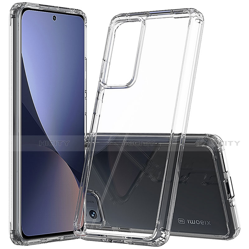 Silikon Schutzhülle Rahmen Tasche Hülle Durchsichtig Transparent M07 für Xiaomi Mi 12 5G groß