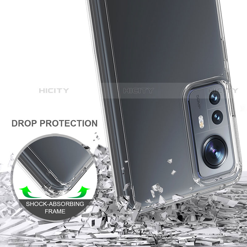 Silikon Schutzhülle Rahmen Tasche Hülle Durchsichtig Transparent M07 für Xiaomi Mi 12S Pro 5G