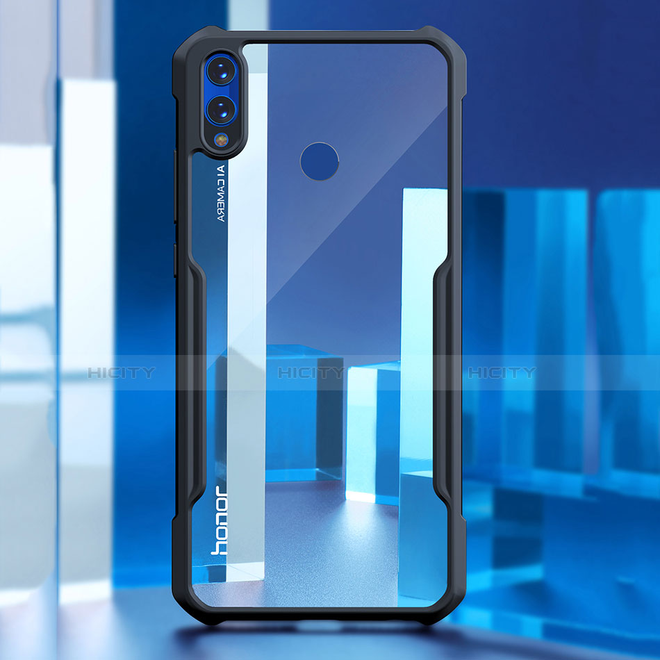 Silikon Schutzhülle Rahmen Tasche Hülle Durchsichtig Transparent Spiegel für Huawei Honor V10 Lite