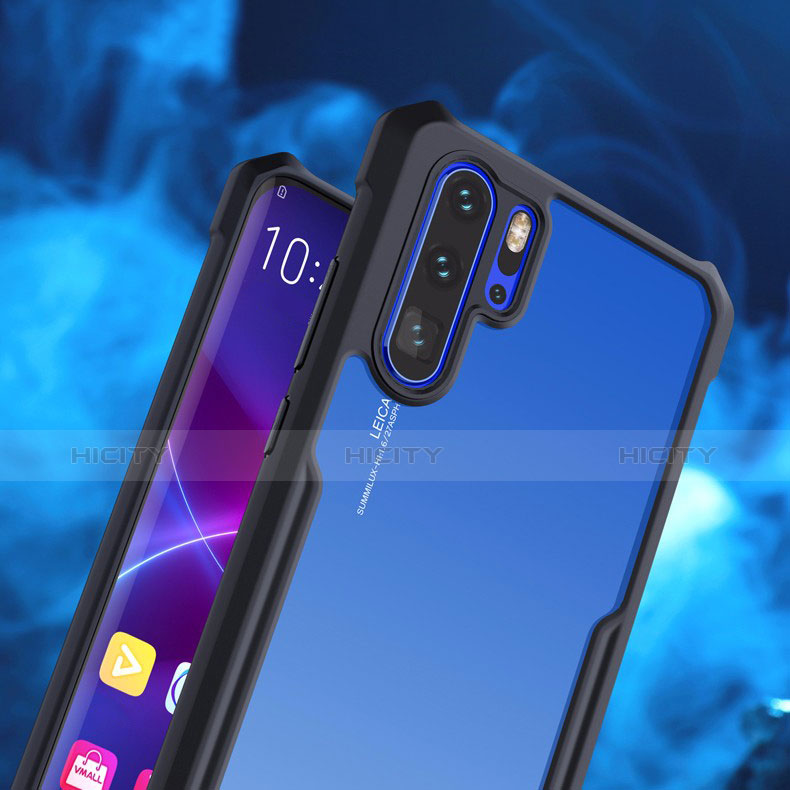 Silikon Schutzhülle Rahmen Tasche Hülle Durchsichtig Transparent Spiegel für Huawei P30 Pro New Edition