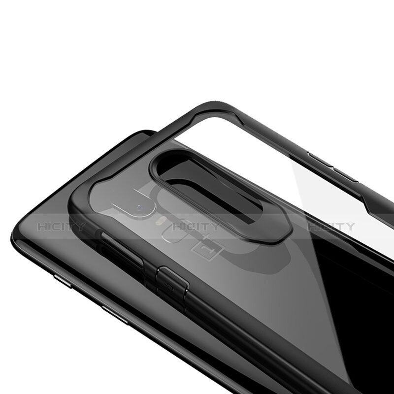 Silikon Schutzhülle Rahmen Tasche Hülle Durchsichtig Transparent Spiegel für OnePlus 6T