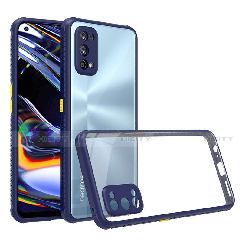 Silikon Schutzhülle Rahmen Tasche Hülle Durchsichtig Transparent Spiegel für Realme 7 Pro