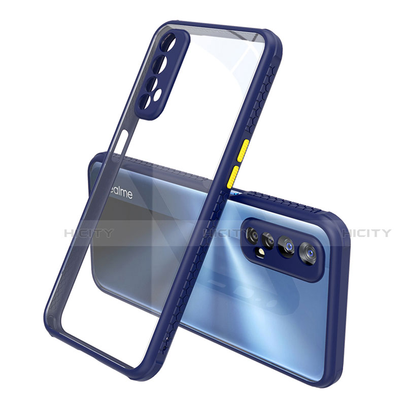 Silikon Schutzhülle Rahmen Tasche Hülle Durchsichtig Transparent Spiegel für Realme Narzo 20 Pro