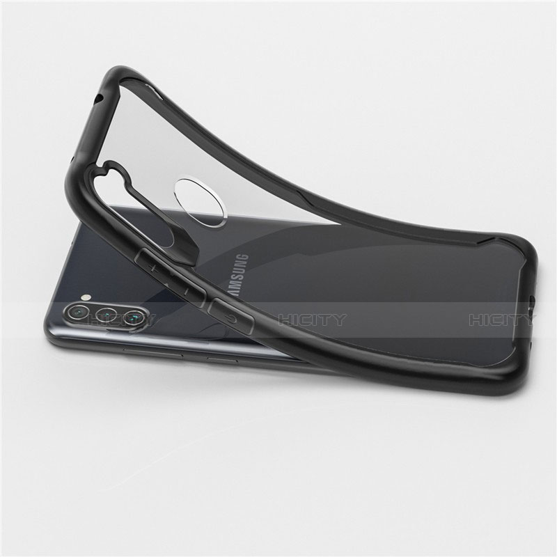 Silikon Schutzhülle Rahmen Tasche Hülle Durchsichtig Transparent Spiegel für Samsung Galaxy A11