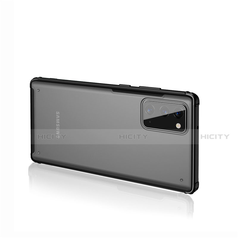 Silikon Schutzhülle Rahmen Tasche Hülle Durchsichtig Transparent Spiegel für Samsung Galaxy Note 20 Plus 5G groß