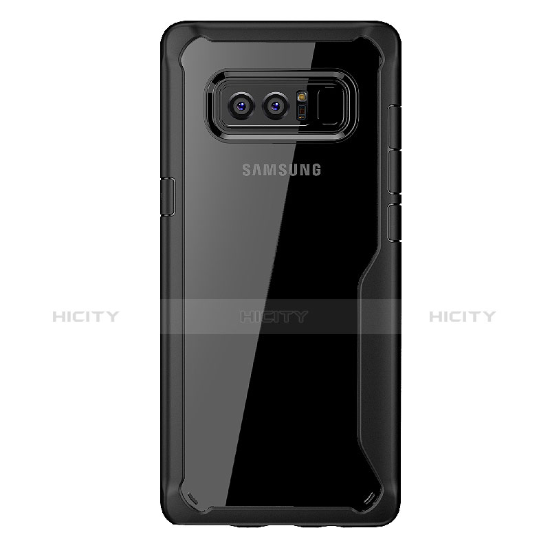 Silikon Schutzhülle Rahmen Tasche Hülle Durchsichtig Transparent Spiegel für Samsung Galaxy Note 8