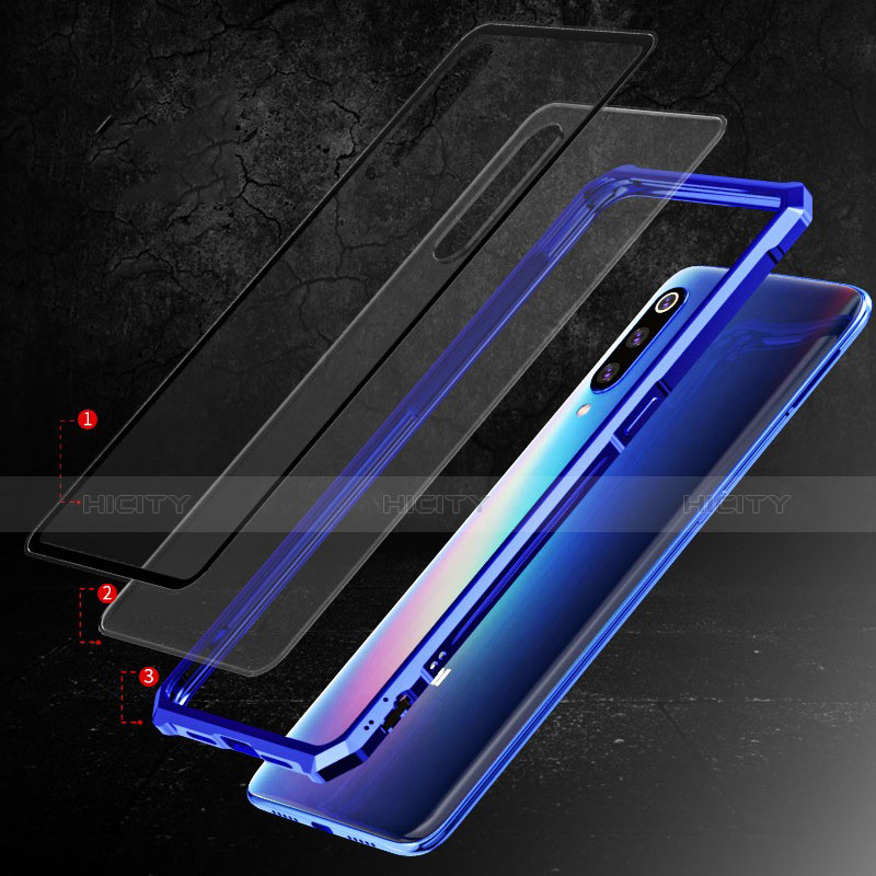 Silikon Schutzhülle Rahmen Tasche Hülle Durchsichtig Transparent Spiegel für Xiaomi Mi 9 groß