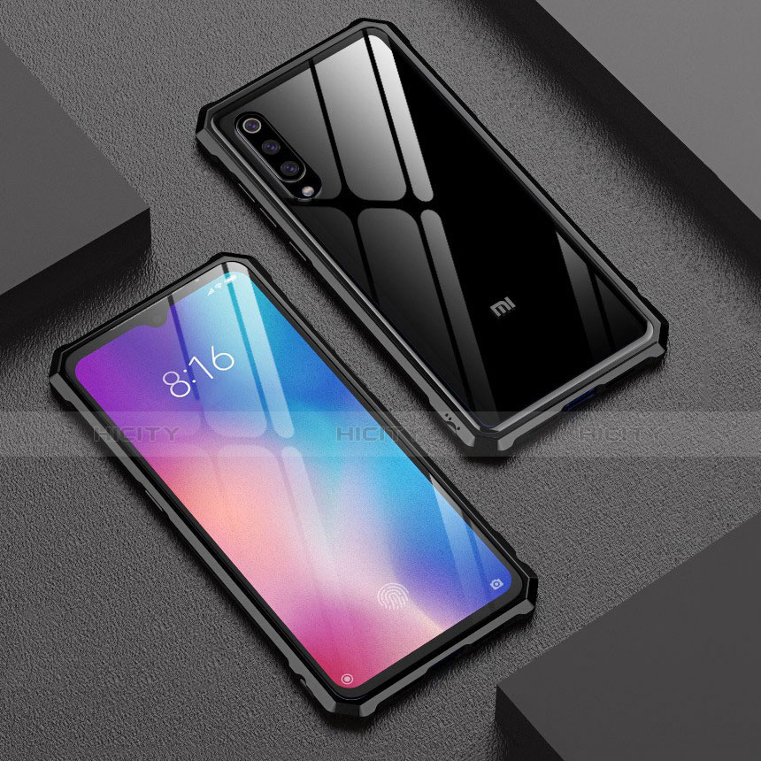 Silikon Schutzhülle Rahmen Tasche Hülle Durchsichtig Transparent Spiegel für Xiaomi Mi 9 groß