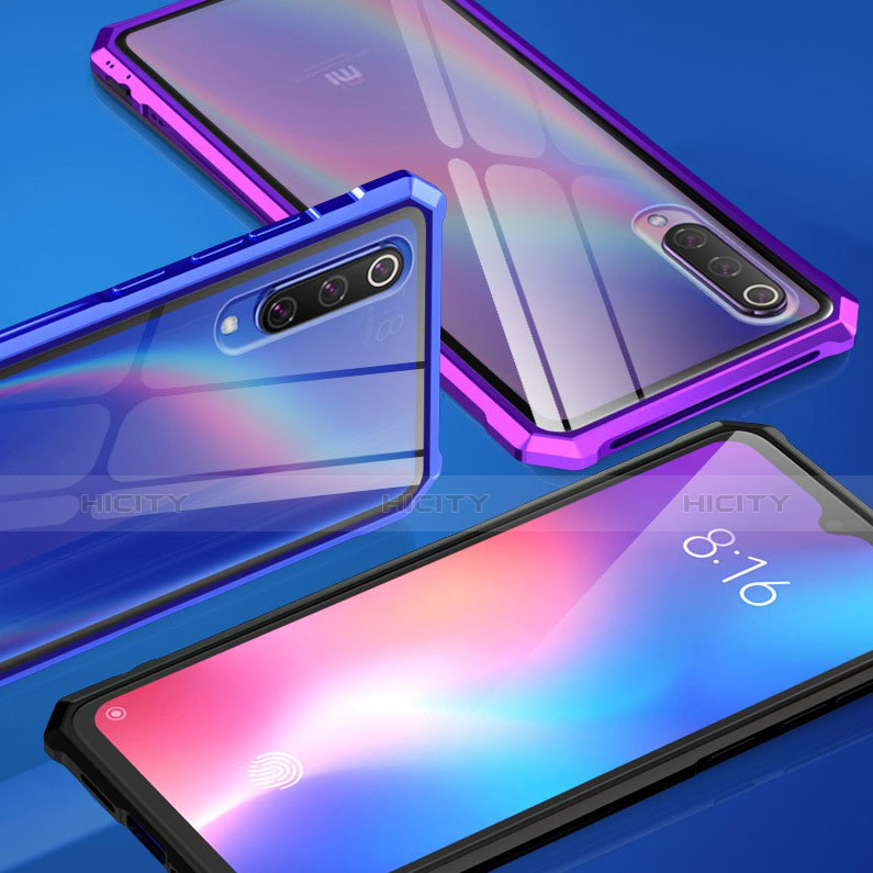 Silikon Schutzhülle Rahmen Tasche Hülle Durchsichtig Transparent Spiegel für Xiaomi Mi 9 groß