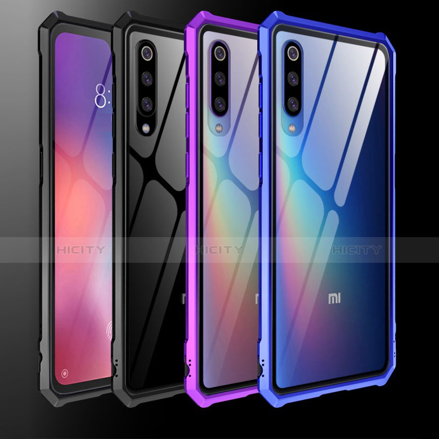 Silikon Schutzhülle Rahmen Tasche Hülle Durchsichtig Transparent Spiegel für Xiaomi Mi 9 groß