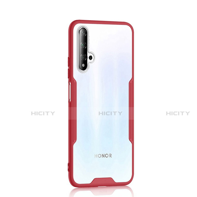 Silikon Schutzhülle Rahmen Tasche Hülle Durchsichtig Transparent Spiegel H01 für Huawei Honor 20