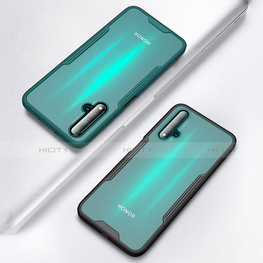 Silikon Schutzhülle Rahmen Tasche Hülle Durchsichtig Transparent Spiegel H01 für Huawei Honor 20