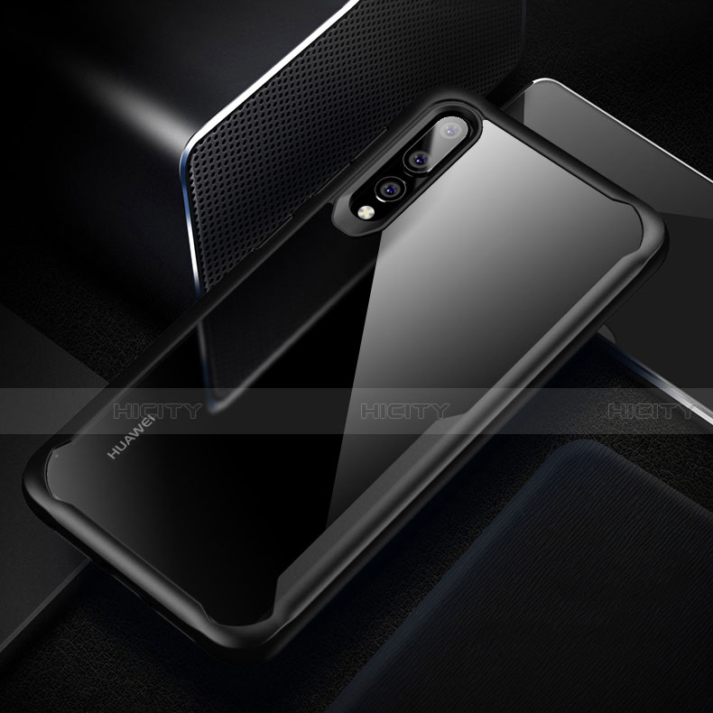 Silikon Schutzhülle Rahmen Tasche Hülle Durchsichtig Transparent Spiegel H01 für Huawei P20 Pro