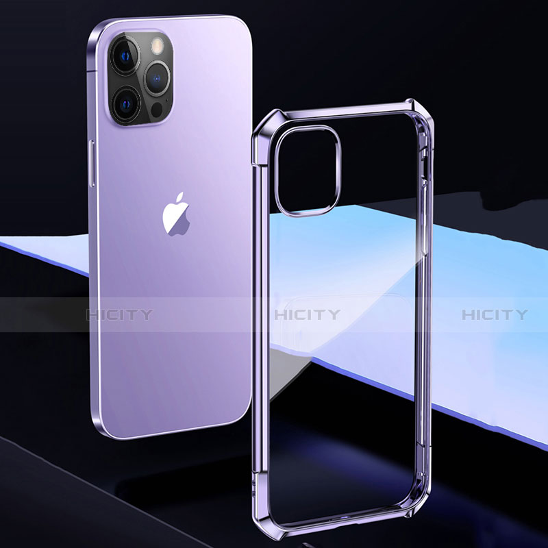 Silikon Schutzhülle Rahmen Tasche Hülle Durchsichtig Transparent Spiegel H02 für Apple iPhone 12 Pro