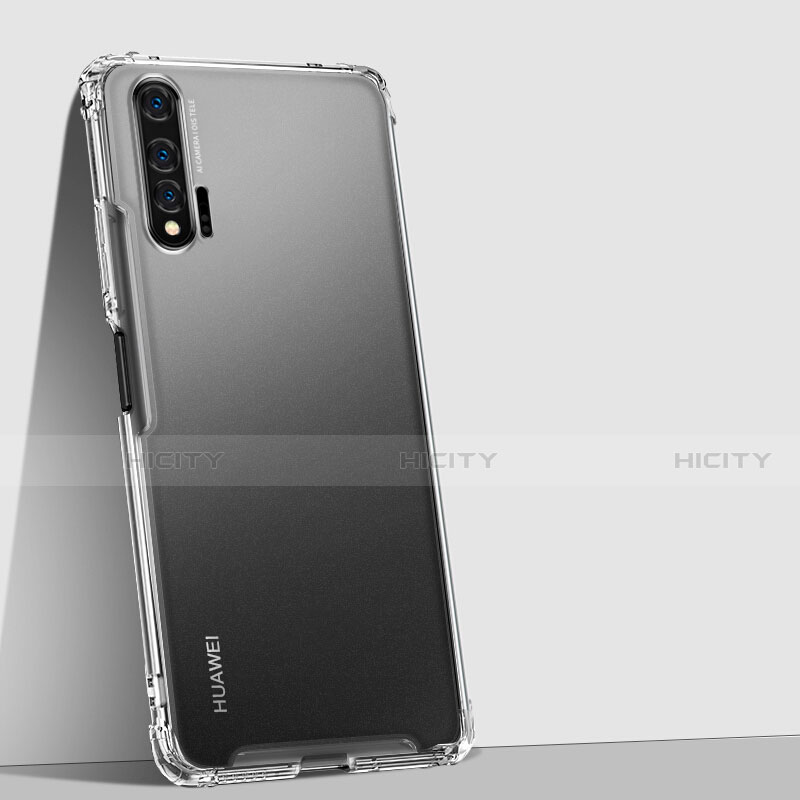 Silikon Schutzhülle Rahmen Tasche Hülle Durchsichtig Transparent Spiegel H02 für Huawei Nova 6 5G groß