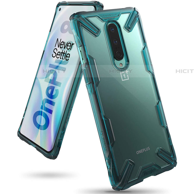 Silikon Schutzhülle Rahmen Tasche Hülle Durchsichtig Transparent Spiegel H02 für OnePlus 8 groß