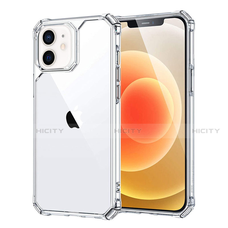 Silikon Schutzhülle Rahmen Tasche Hülle Durchsichtig Transparent Spiegel H04 für Apple iPhone 12 Mini