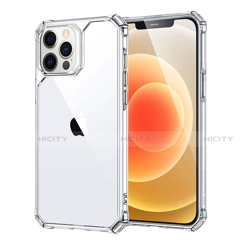 Silikon Schutzhülle Rahmen Tasche Hülle Durchsichtig Transparent Spiegel H07 für Apple iPhone 12 Pro